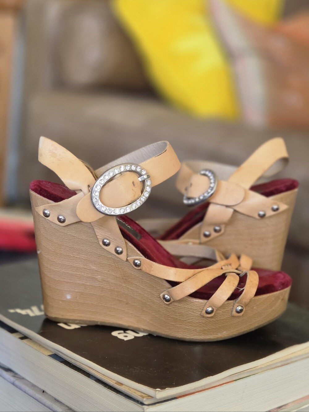 Dolce & Gabbana VTG 2010s Strappy Wedge Heels